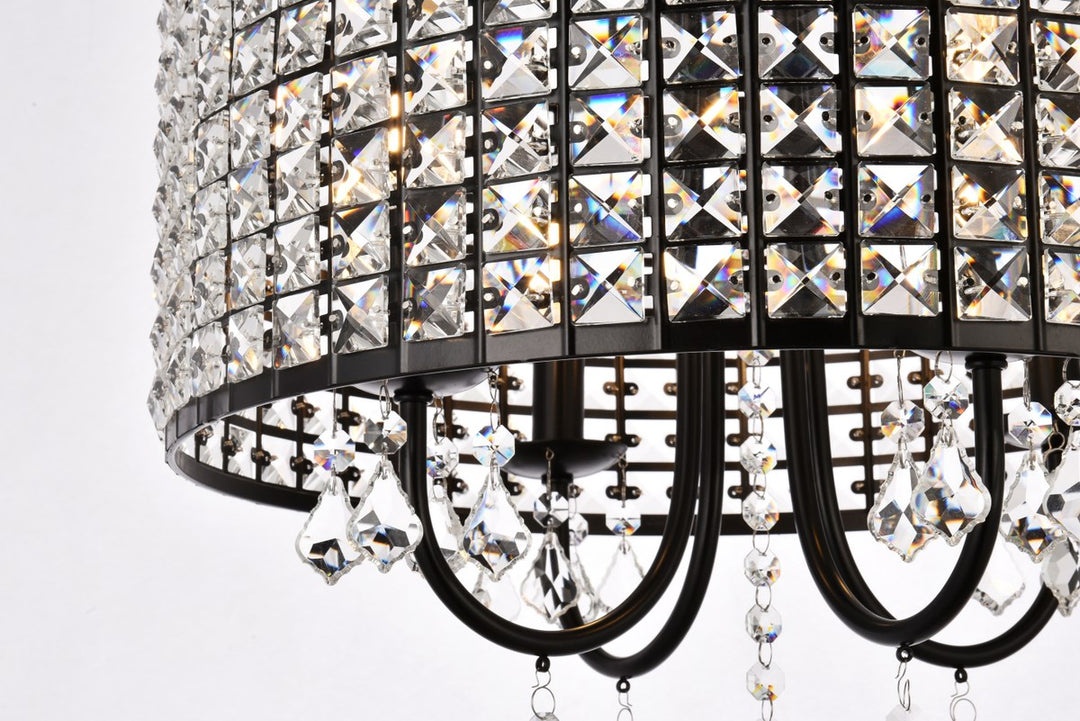 17 Inch Flush Mount In Black