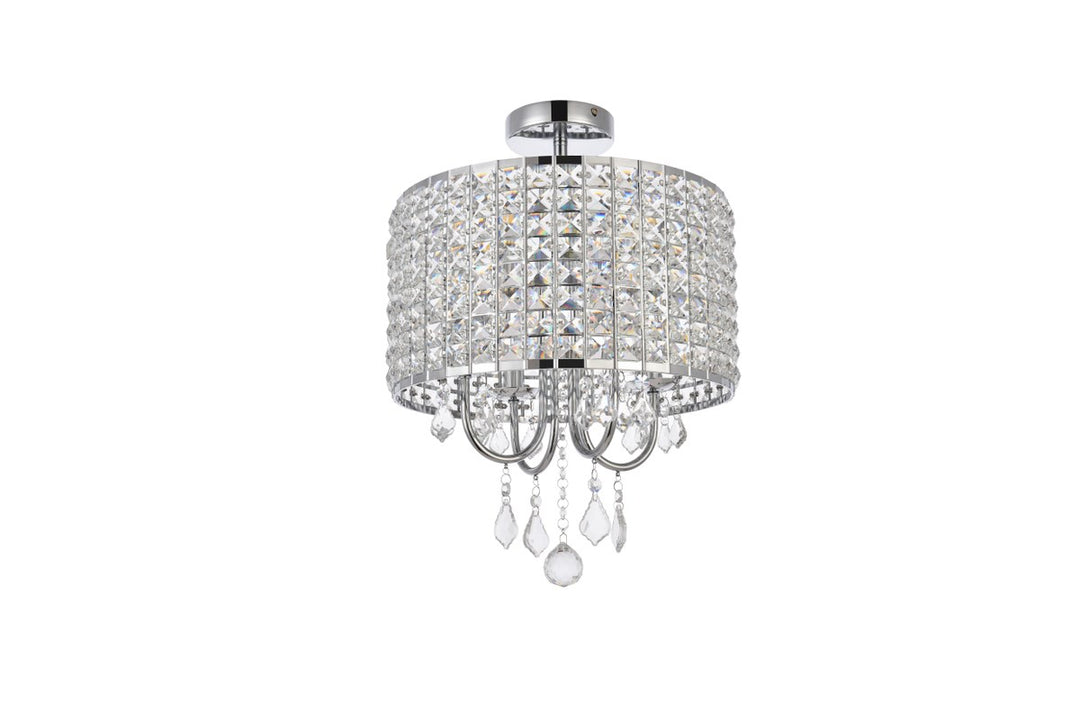 14 Inch Flush Mount In Chrome