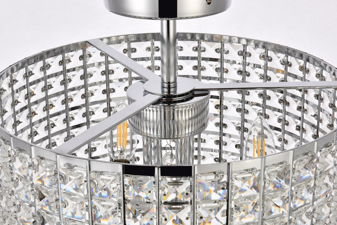 14 Inch Flush Mount In Chrome