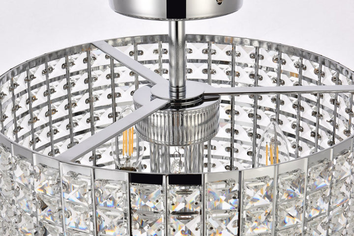 14 Inch Flush Mount In Chrome