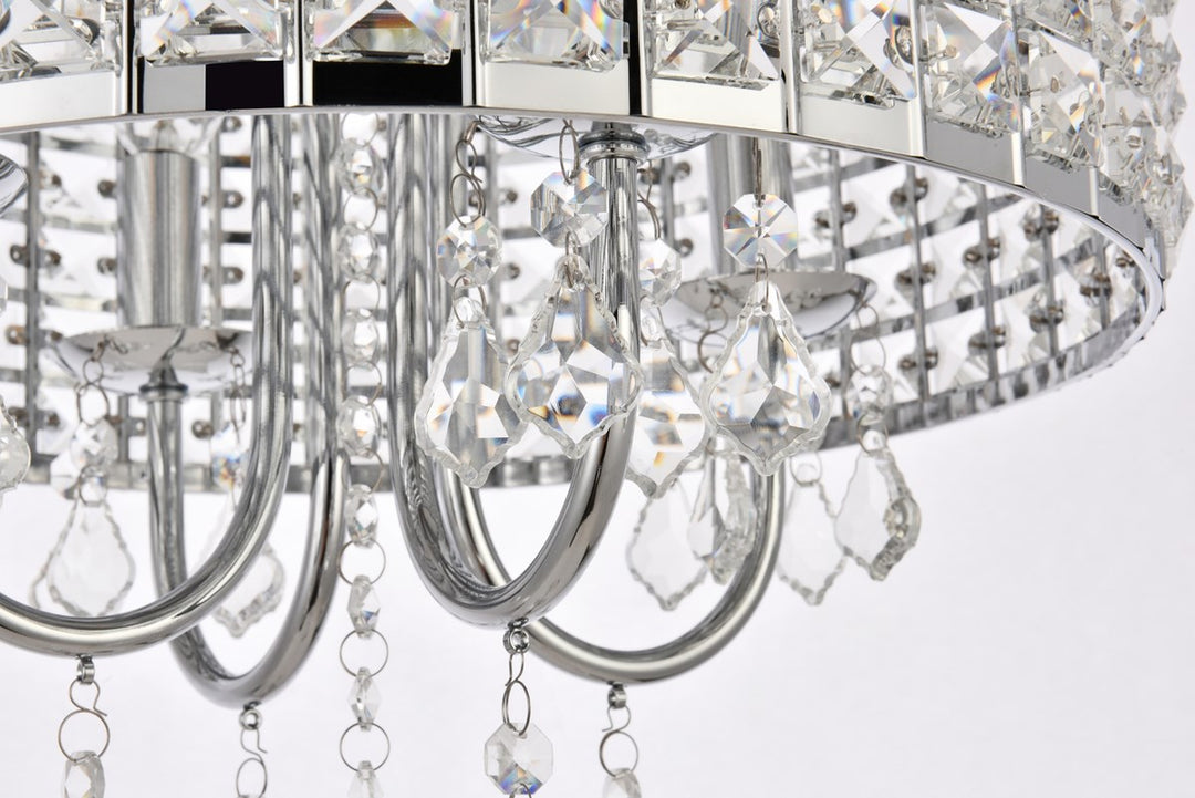 14 Inch Flush Mount In Chrome