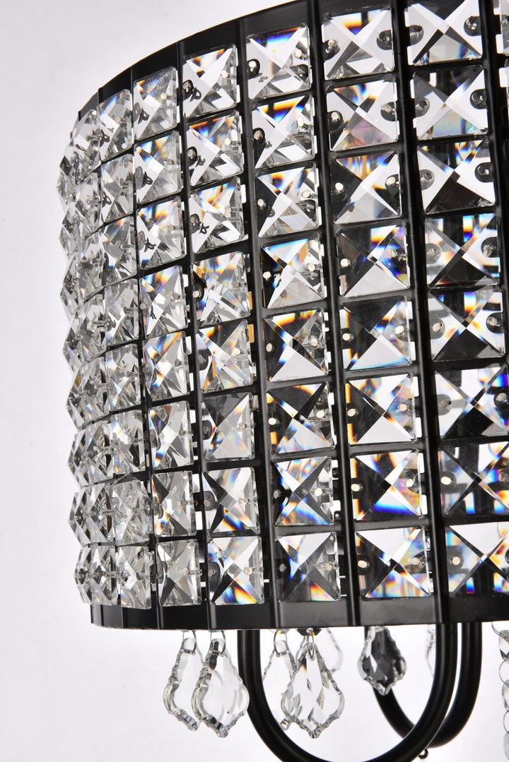 14 Inch Flush Mount In Black
