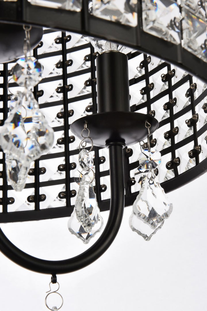 14 Inch Flush Mount In Black