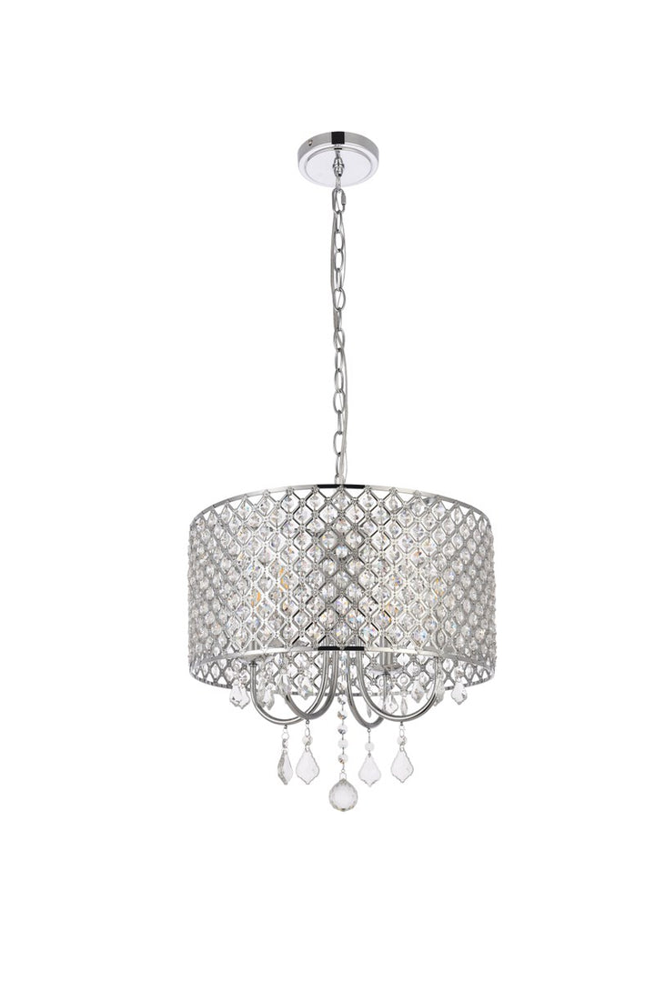 17 Inch Pendant In Chrome