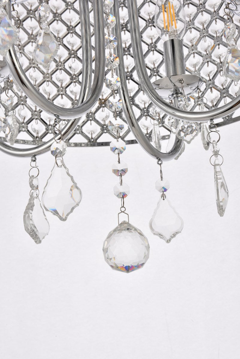 17 Inch Pendant In Chrome