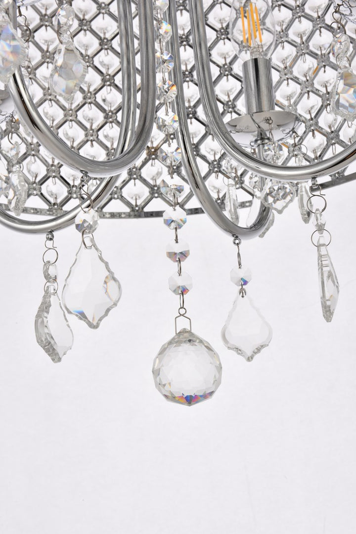 17 Inch Pendant In Chrome