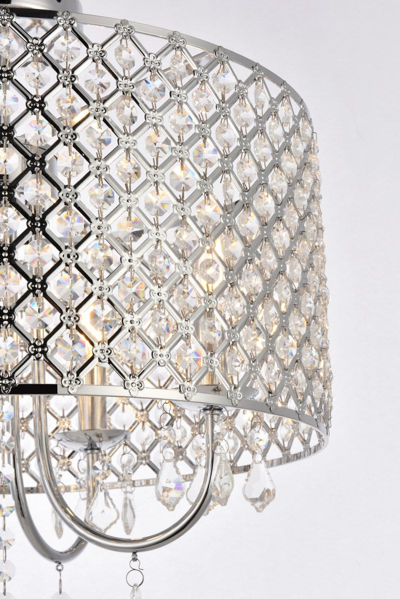 17 Inch Pendant In Chrome