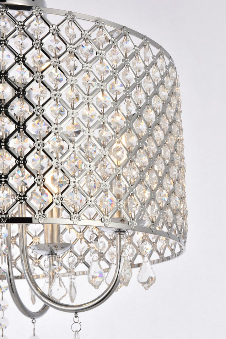 17 Inch Pendant In Chrome