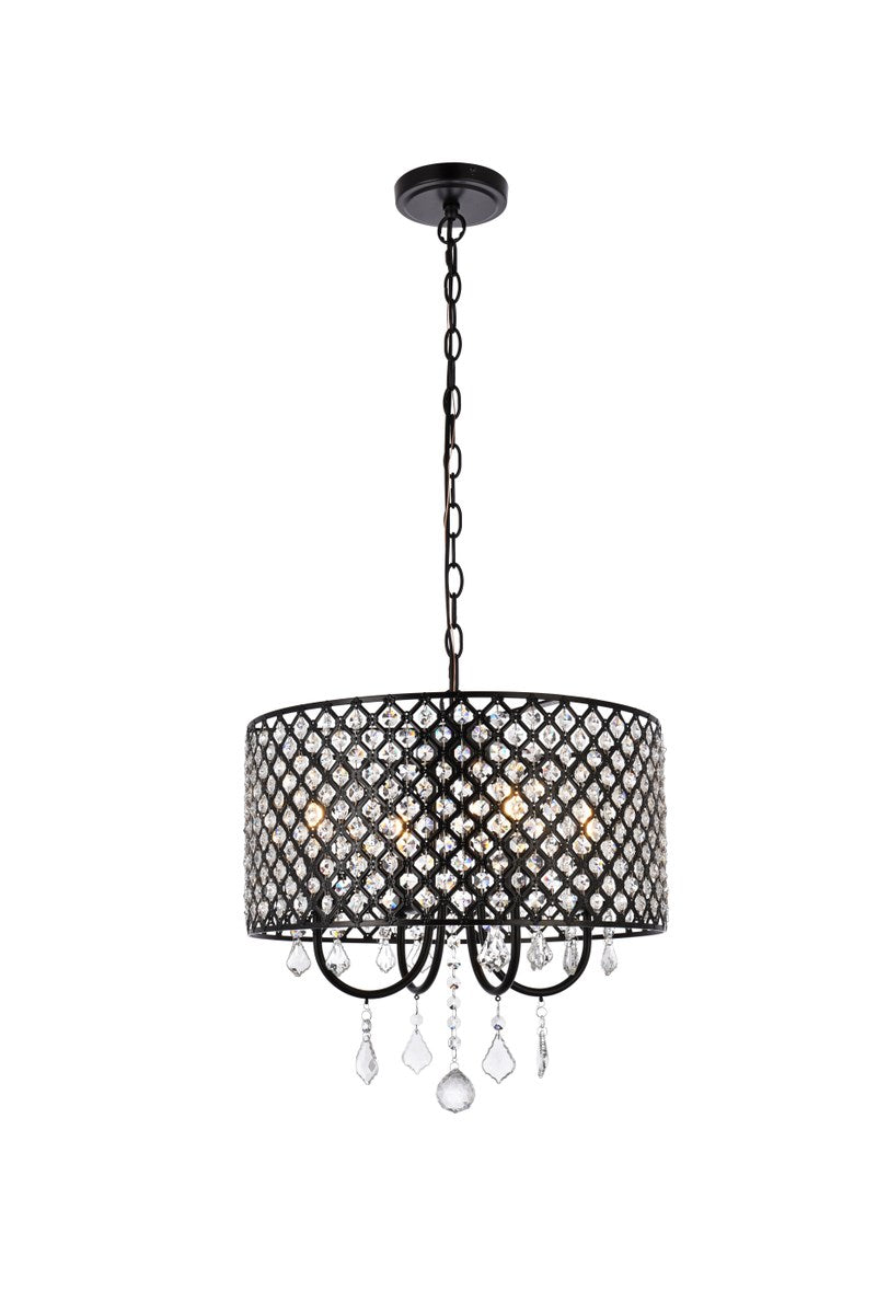 17 Inch Pendant In Black by Living District