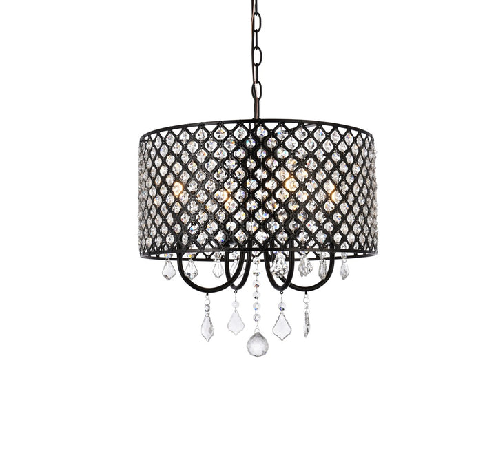 17 Inch Pendant In Black