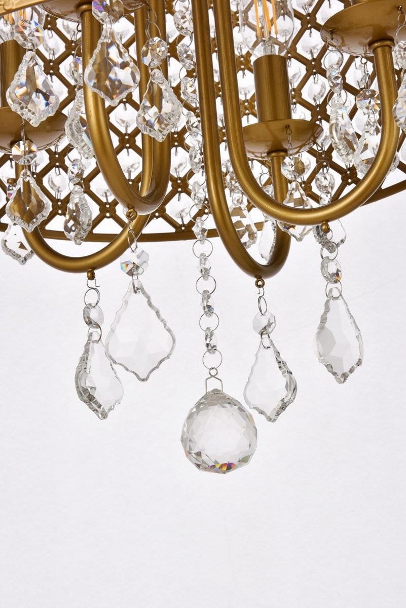 14 Inch Pendant In Brass