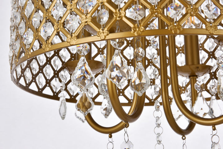 14 Inch Pendant In Brass