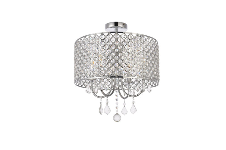 17 Inch Flush Mount In Chrome