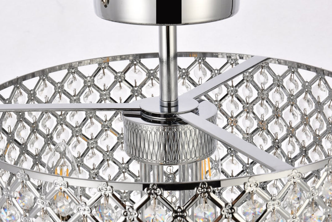 14 Inch Flush Mount In Chrome