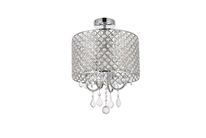 14 Inch Flush Mount In Chrome