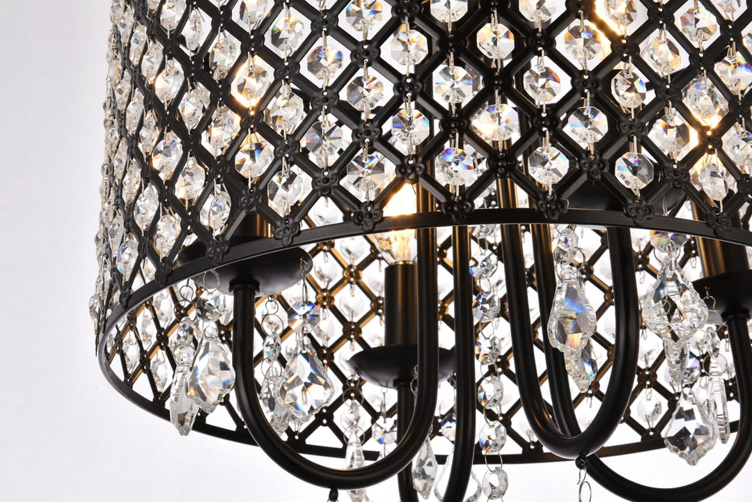 14 Inch Flush Mount In Black