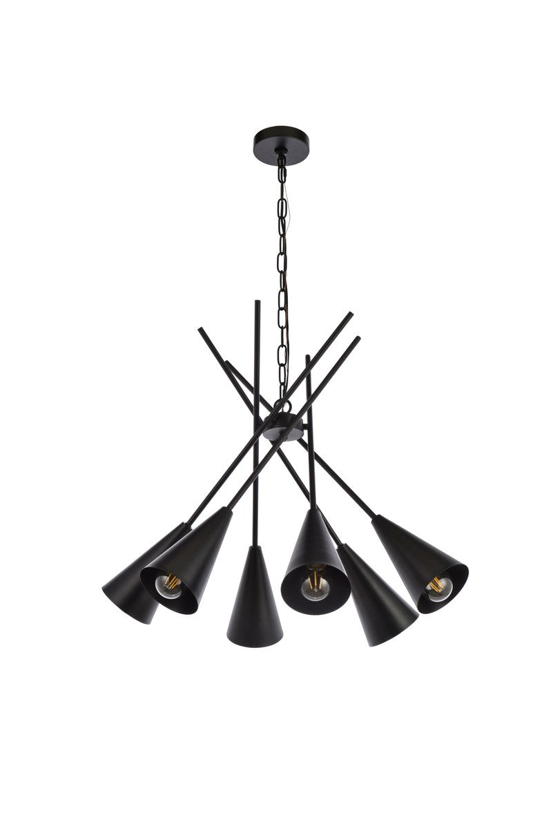 32 Inch Pendant In Black