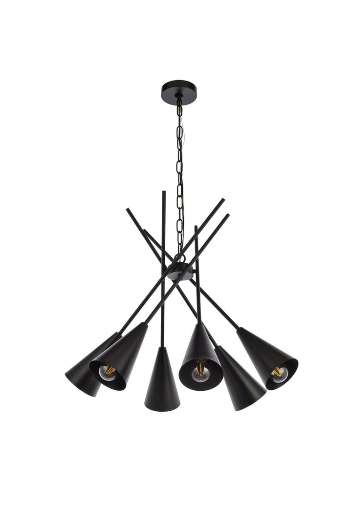 32 Inch Pendant In Black