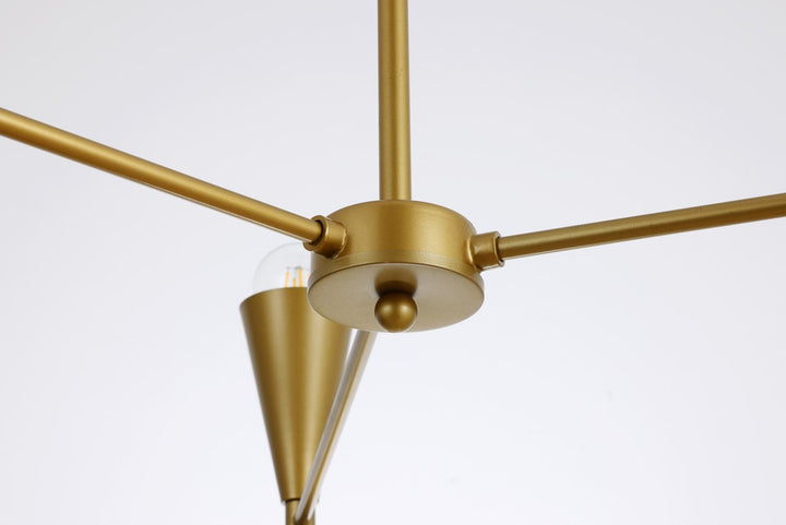 34 Inch Pendant In Brass