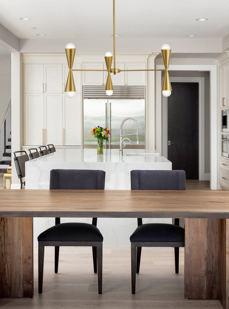 34 Inch Pendant In Brass