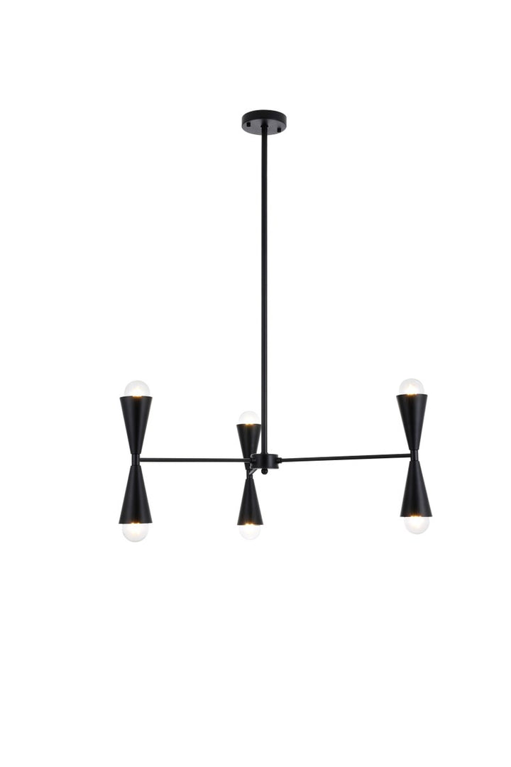 34 Inch Pendant In Black by Living District