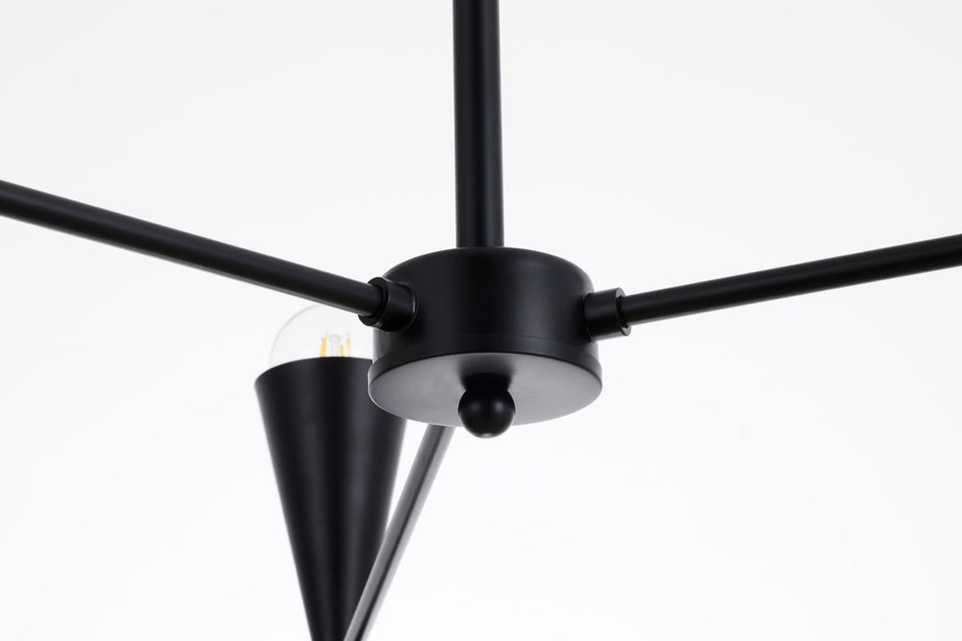 34 Inch Pendant In Black