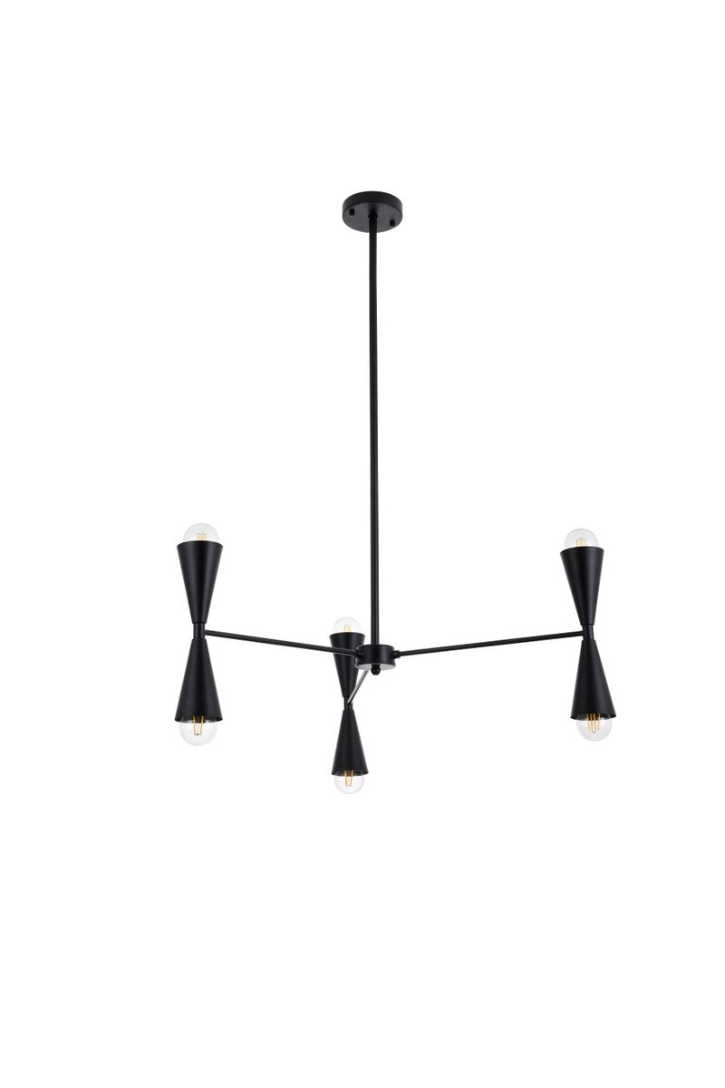 34 Inch Pendant In Black