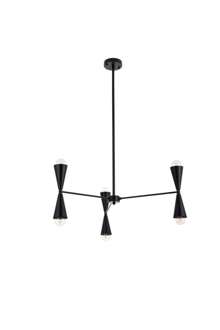 34 Inch Pendant In Black