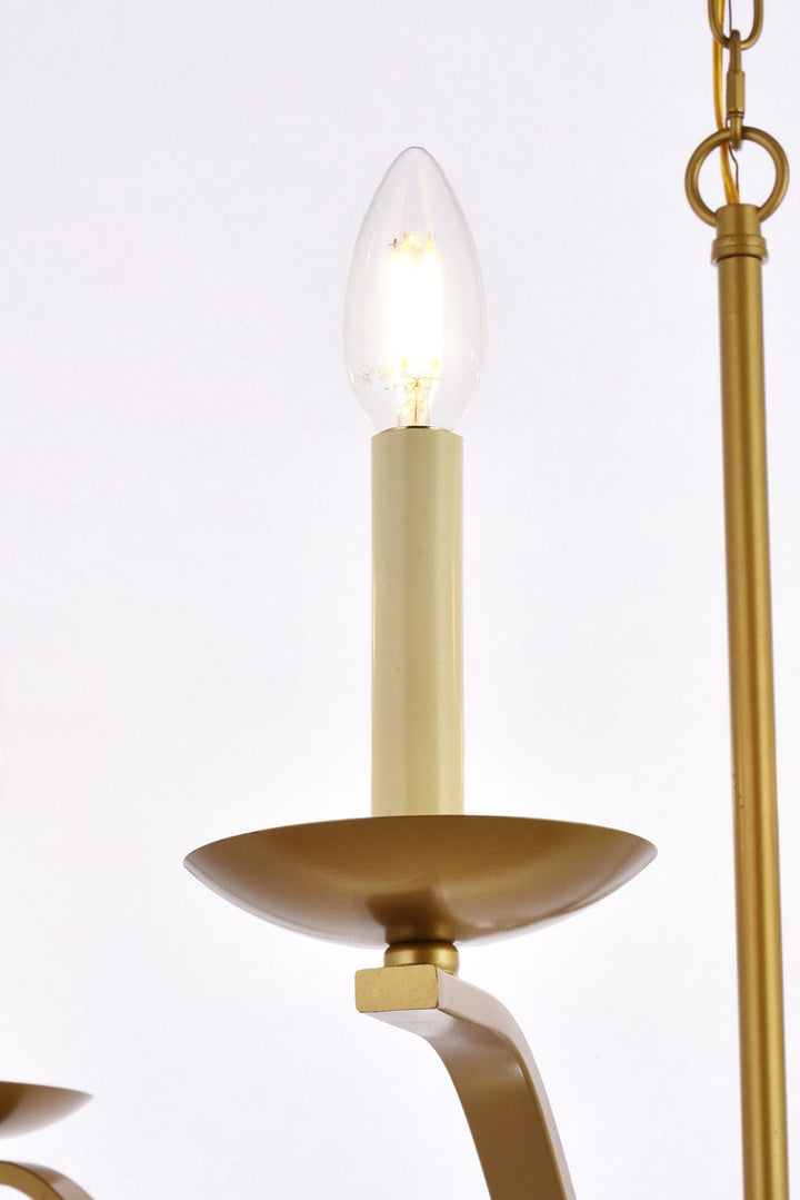 42 Inch Pendant In Brass