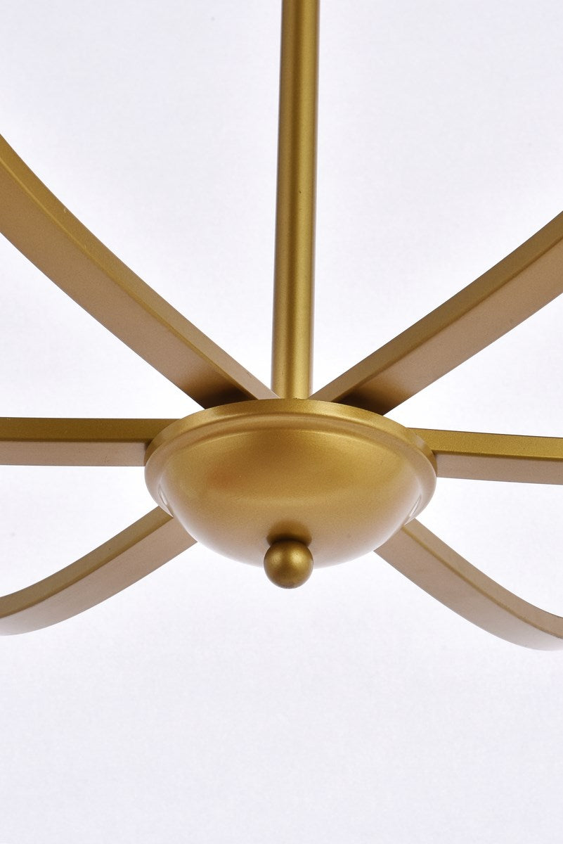 42 Inch Pendant In Brass