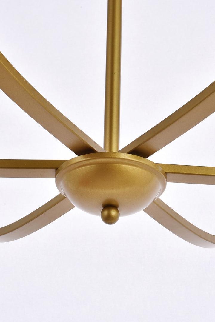 42 Inch Pendant In Brass