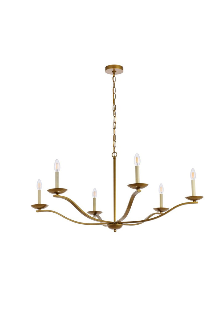 42 Inch Pendant In Brass