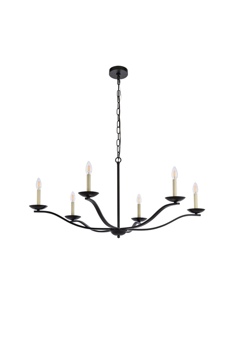 42 Inch Pendant In Black