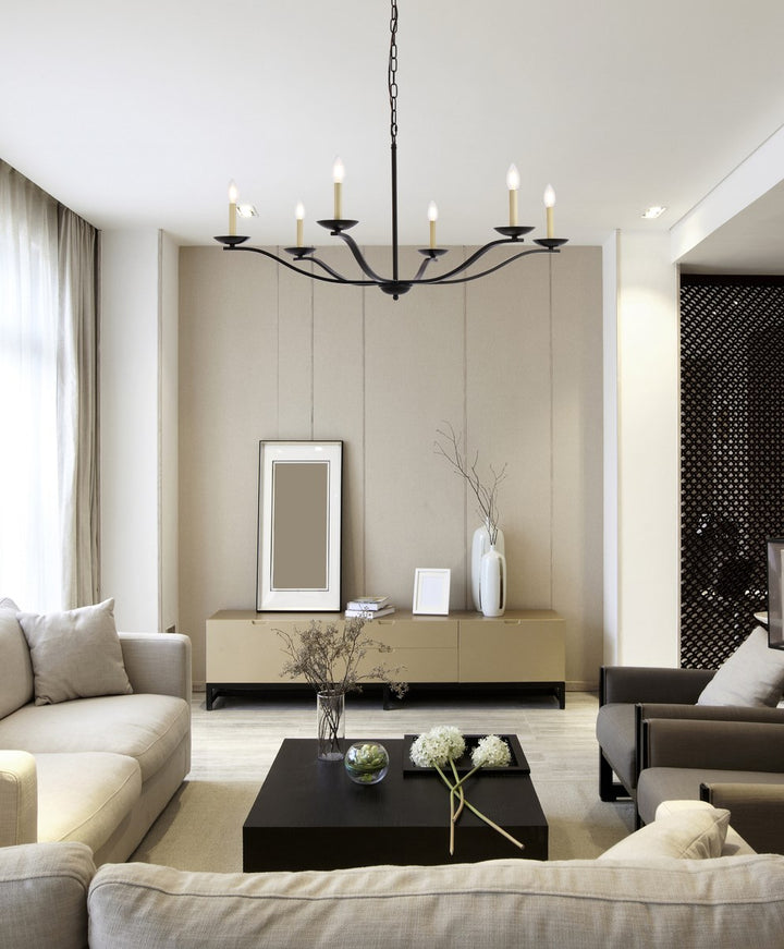 42 Inch Pendant In Black