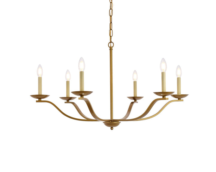 36 Inch Pendant In Brass