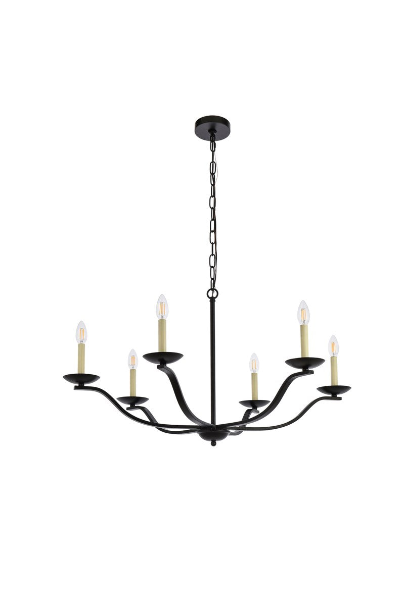 36 Inch Pendant In Black