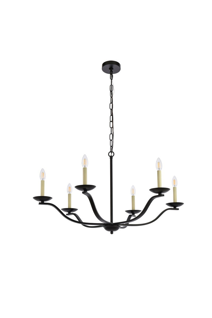 36 Inch Pendant In Black