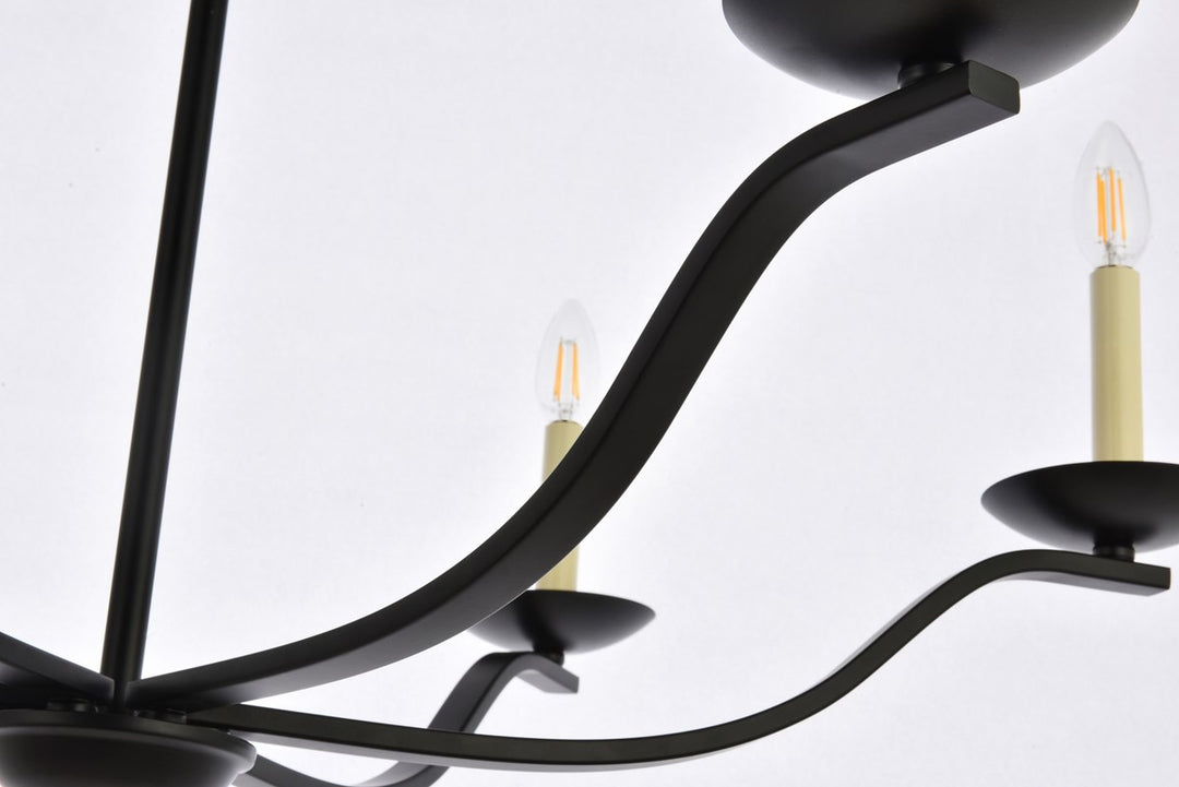 36 Inch Pendant In Black