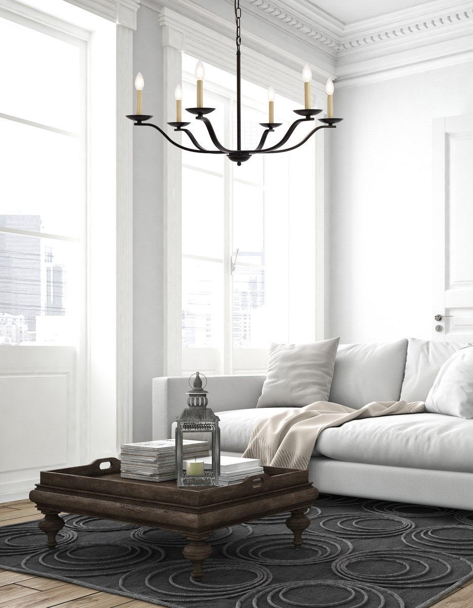 36 Inch Pendant In Black