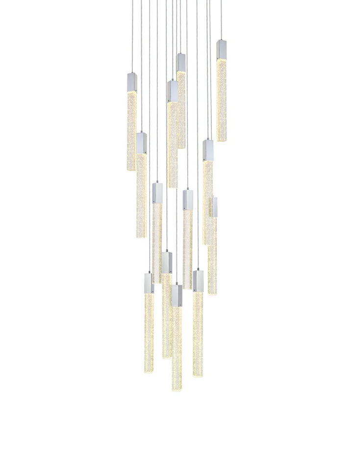 13 Lights Pendant In Chrome
