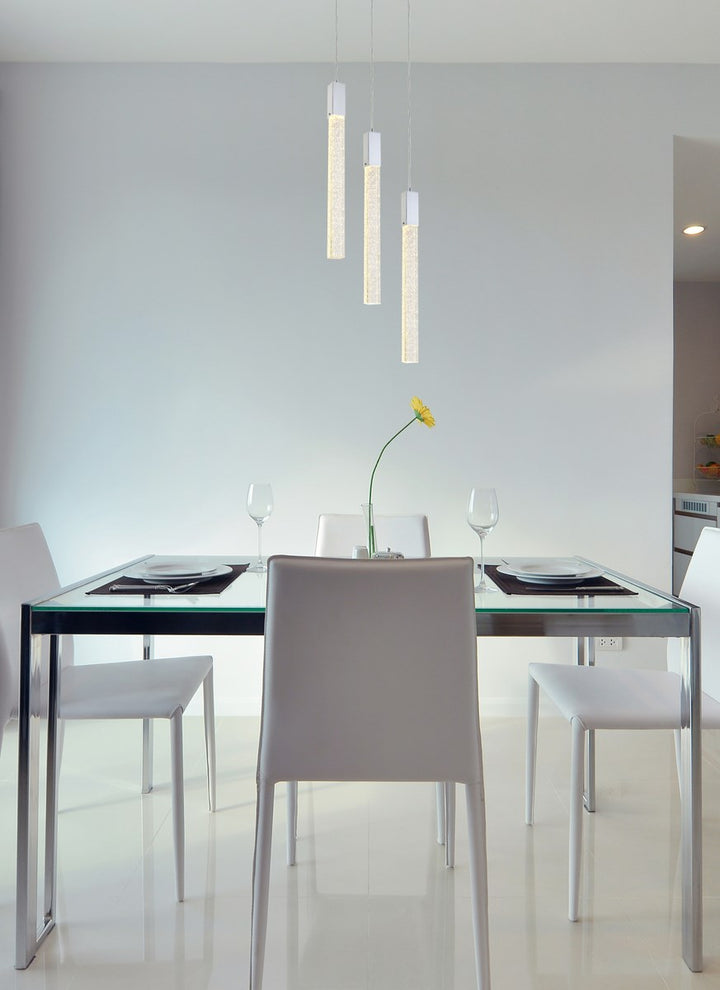 3 Lights Pendant In Chrome