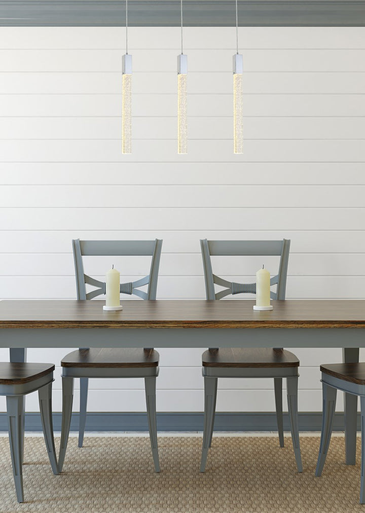 3 Lights Pendant In Chrome