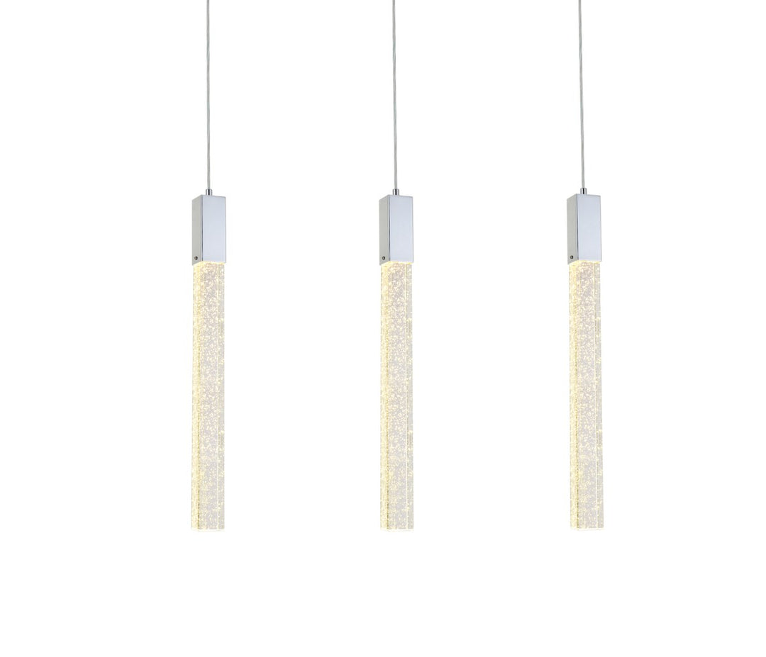 3 Lights Pendant In Chrome