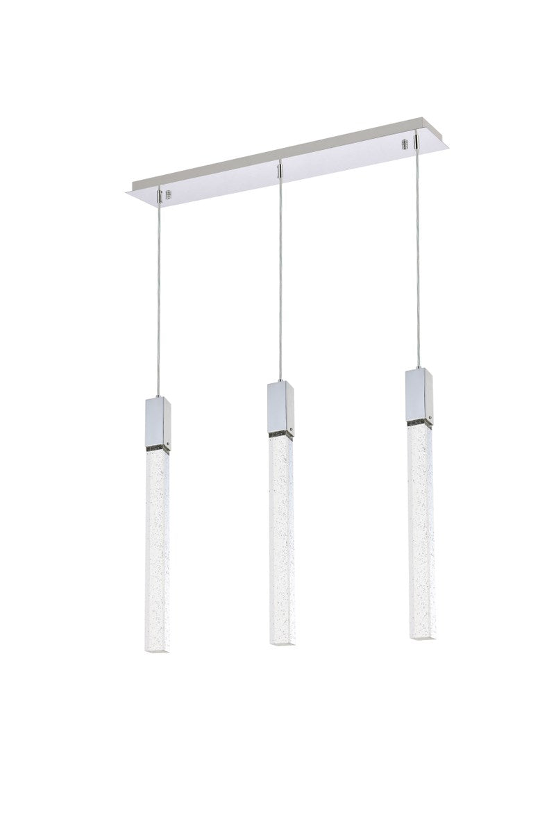 3 Lights Pendant In Chrome