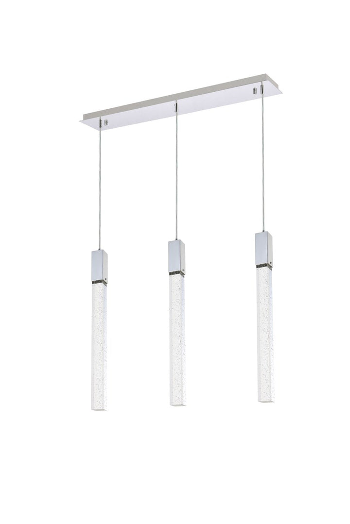 3 Lights Pendant In Chrome