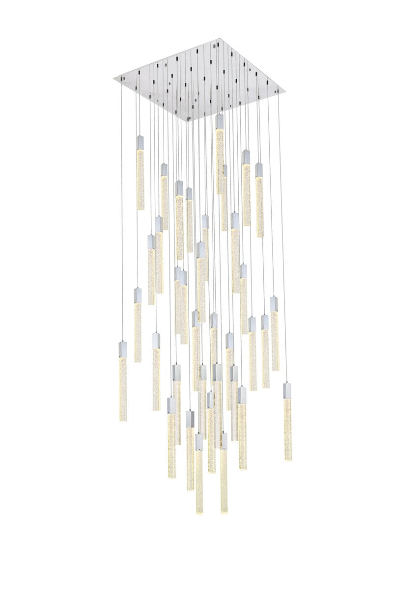 36 Lights Pendant In Chrome
