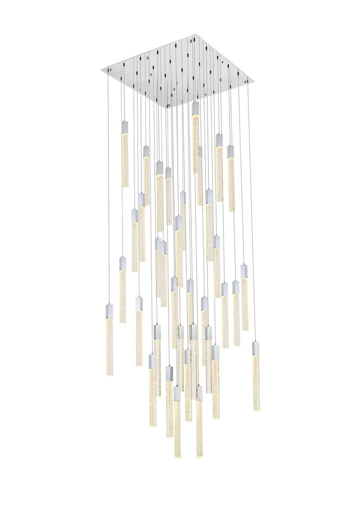 36 Lights Pendant In Chrome