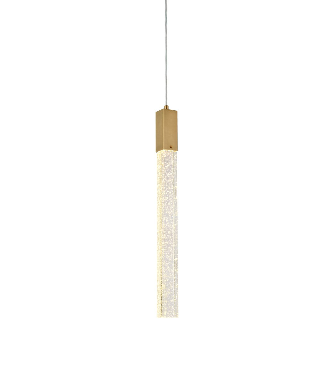 1 Light Pendant In Satin Gold
