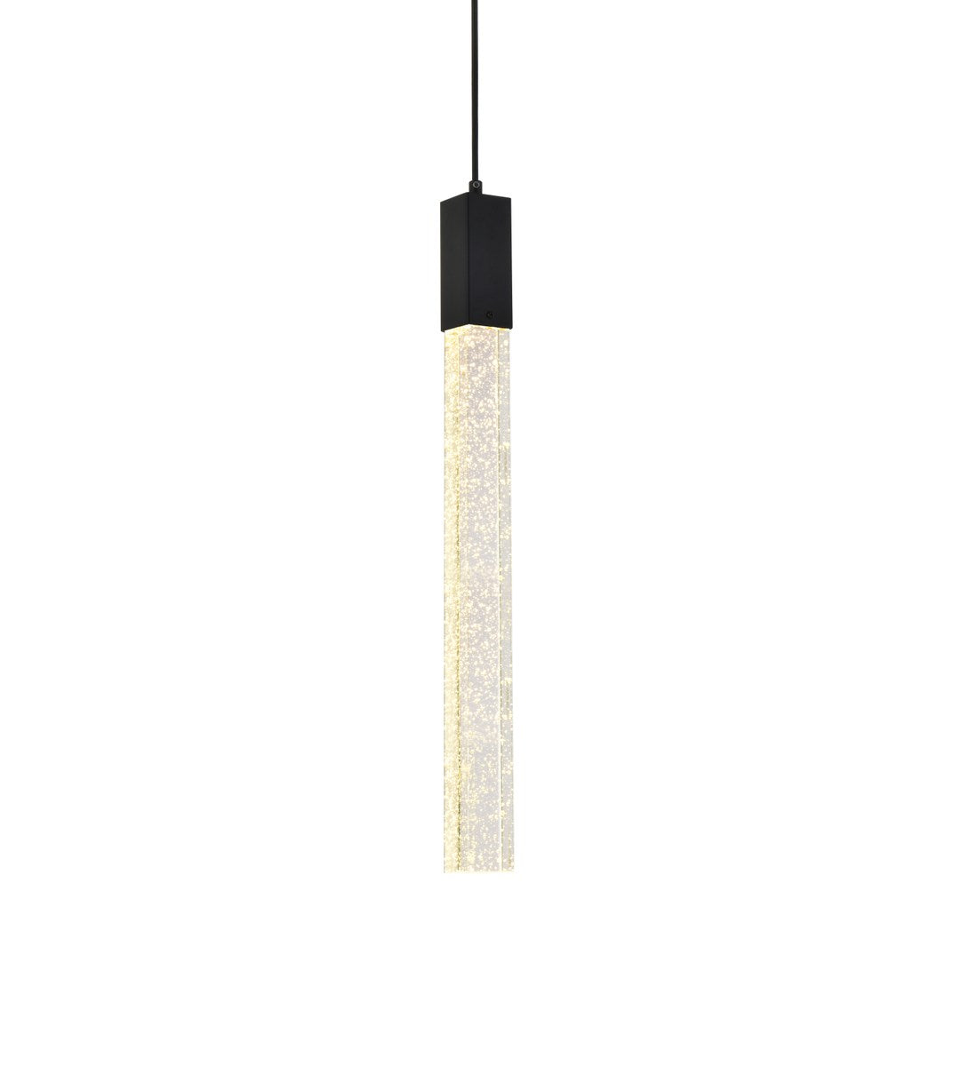 1 Light Pendant In Black
