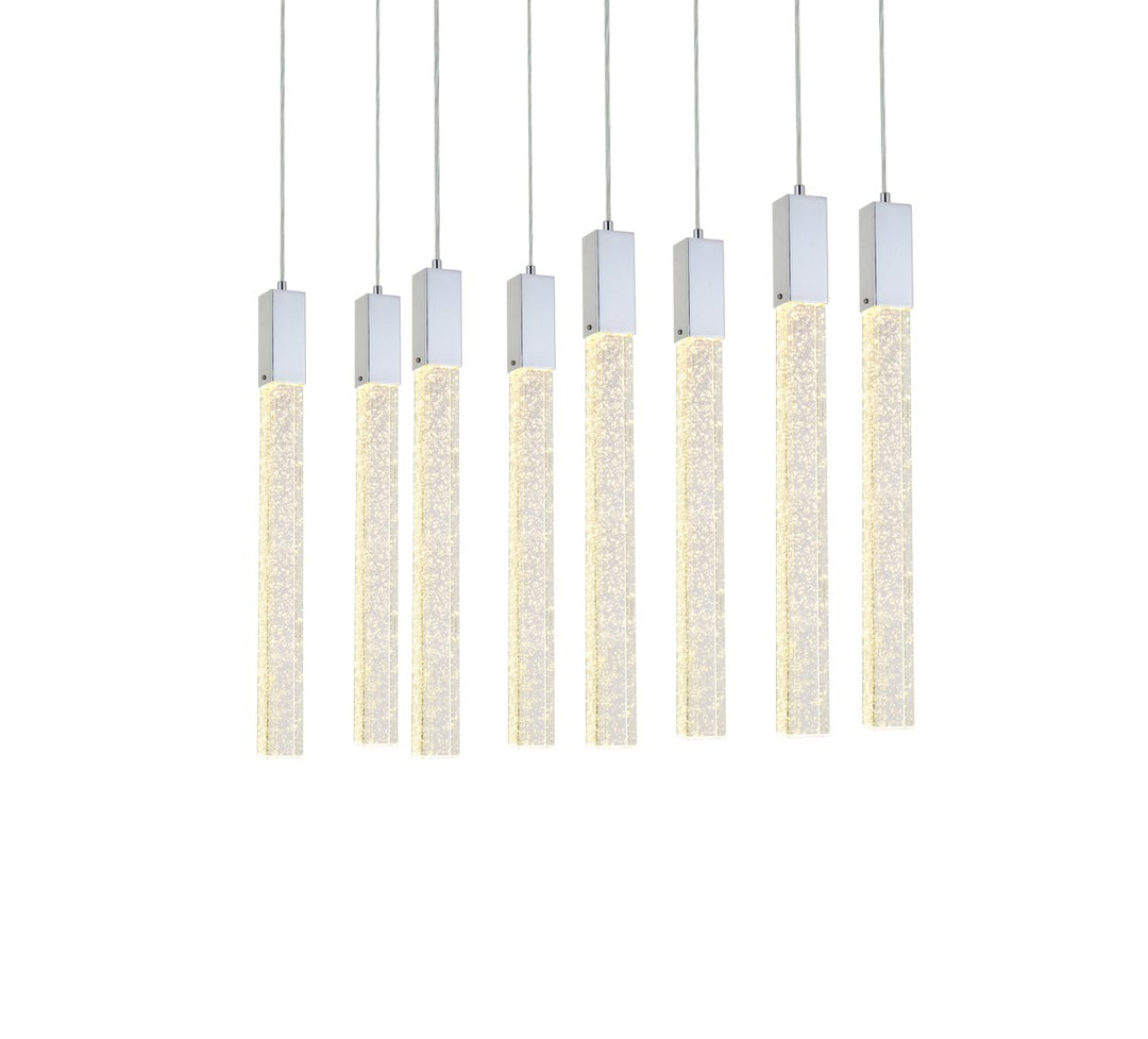 8 Lights Pendant In Chrome